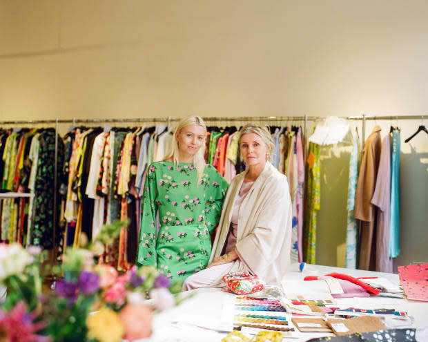 Mother-daughter creative duo Bernadette and Charlotte De Geyter. 