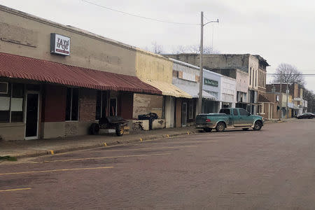 The view of a street in downtown Itta Bena, Mississippi, U.S., February 11, 2019. REUTERS/Howard Schneider