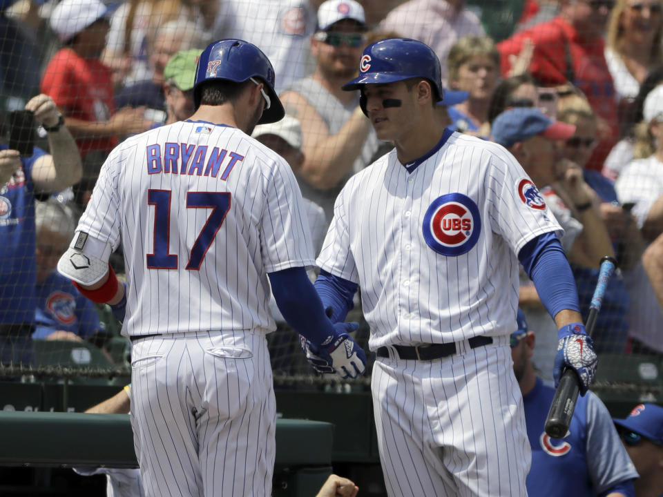 The Chicago Cubs are counting on stars like Kris Bryant and Anthony Rizzo to take them back to playoffs. (AP Photo/Nam Y. Huh)