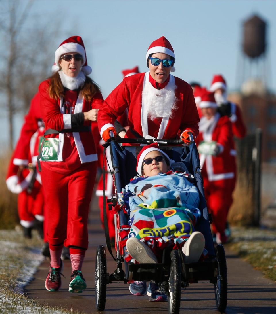 Dress up in your Santa suit and head to Middletown to participate in the Santa Run 1 Miler on Saturday.