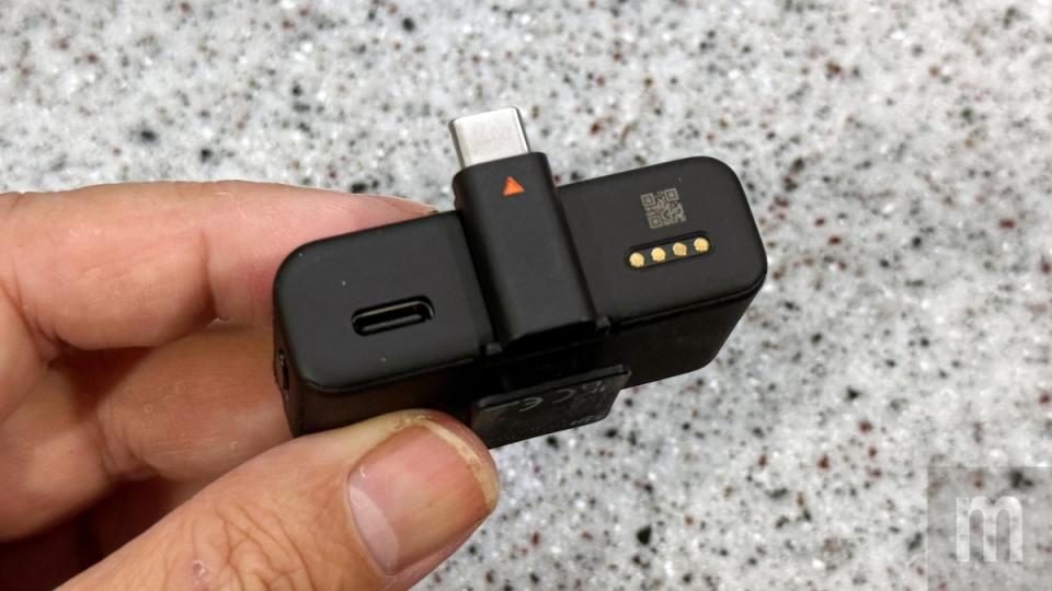 ▲透過轉接方式安裝USB-C或Lightning連接介面