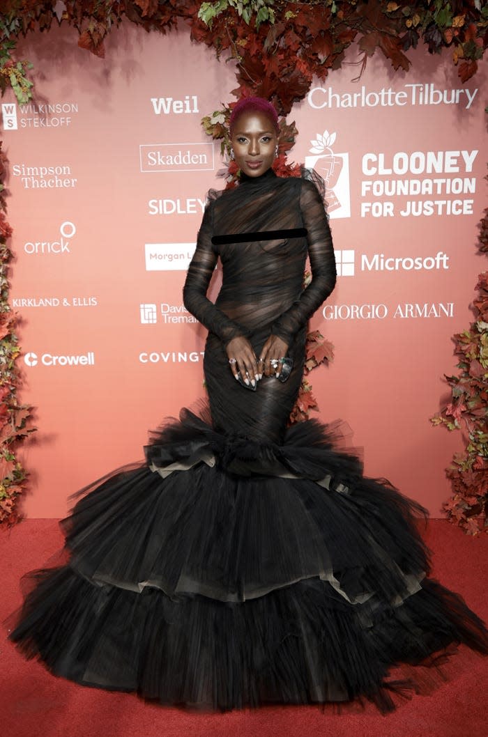 Jodie Turner-Smith attends the Clooney Foundation For Justice Inaugural Albie Awards at the New York Public Library September 29, 2022
