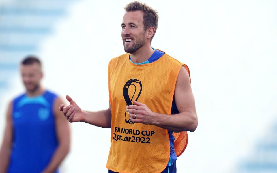 England vs Senegal, World Cup 2022 last 16: Date, kick-off time and TV channel - England's Harry Kane during a training session at the Al Wakrah Sports Complex in Al Wakrah, Qatar - Mike Egerton/PA