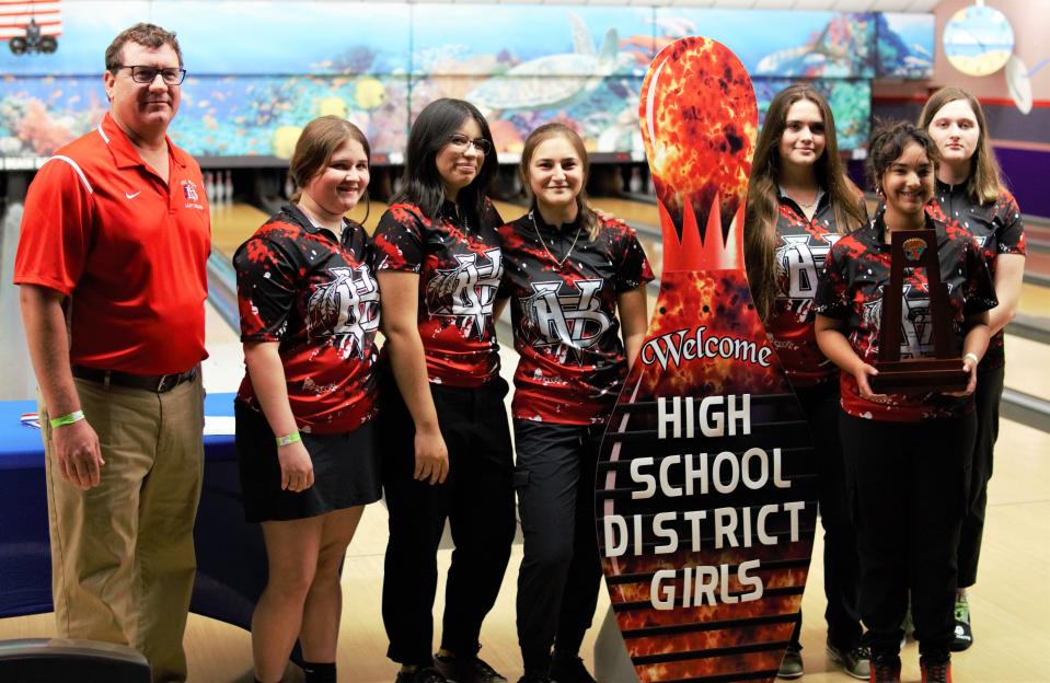 Vero Beach's girls bowling team won the District 12 championship at Jensen Beach Bowl on Monday, Oct. 24, 2022 to earn a spot to the FHSAA Bowling Championships on Nov. 1-3 in Orlando. It is the first bowling district title for Vero in their school's history.