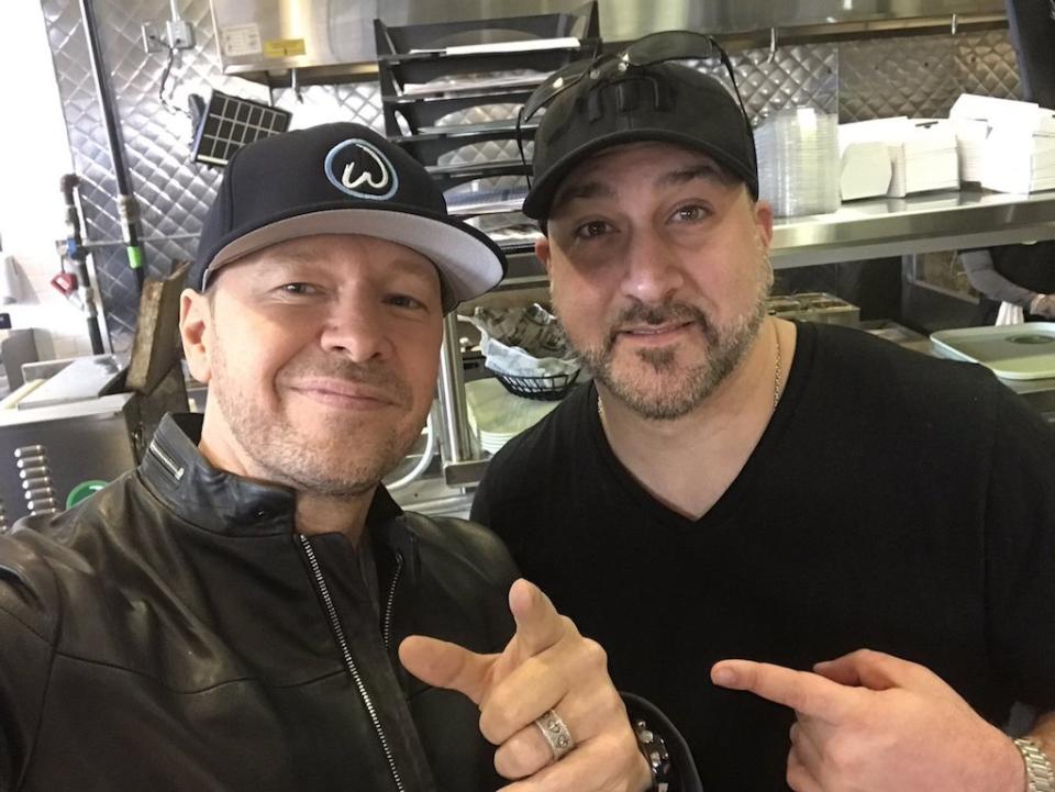 Donnie Wahlberg and Joey Fatone