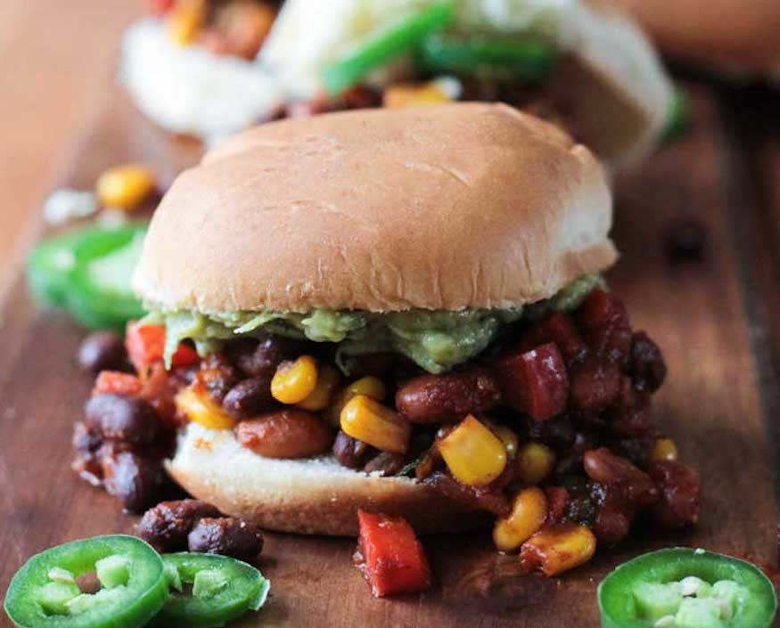 Meatless Mexican Sloppy Joes from Veggie Inspired