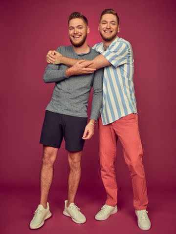 <p>Wade Brands</p> Seth and Luke Banks on 'Twin Love'