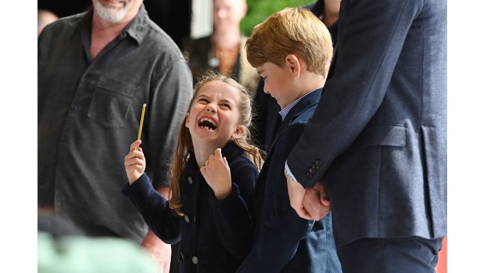 Princess Charlotte conducting orchestra in Cardiff