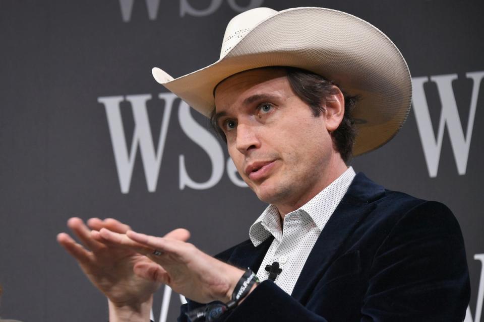 Kimbal Musk is Elon’s younger brother, and is rarely seen without his cowboy hat (Getty Images)