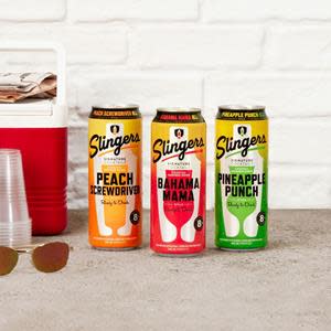 Available in three fun, recognizable flavors - Bahama Mama, Peach Screwdriver and Pineapple Punch.
