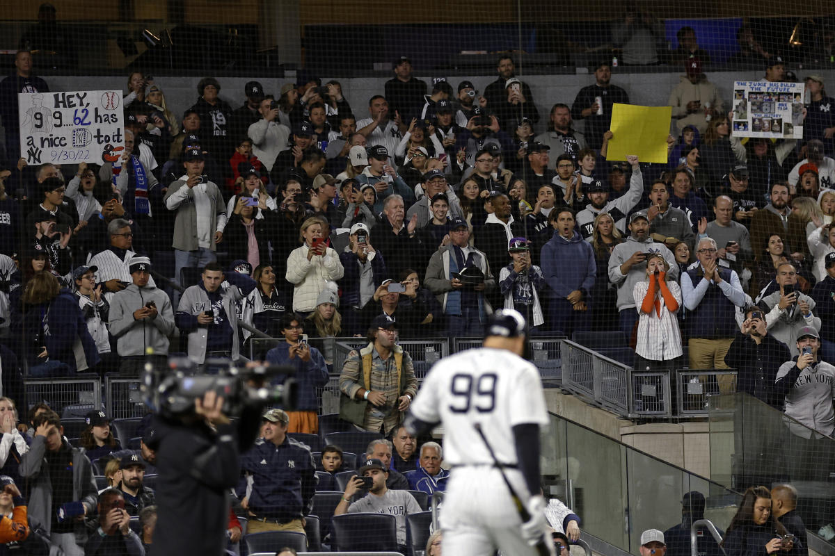 Aaron Judge stays at 61 homers as Orioles beat Yankees 2-1 – KGET 17