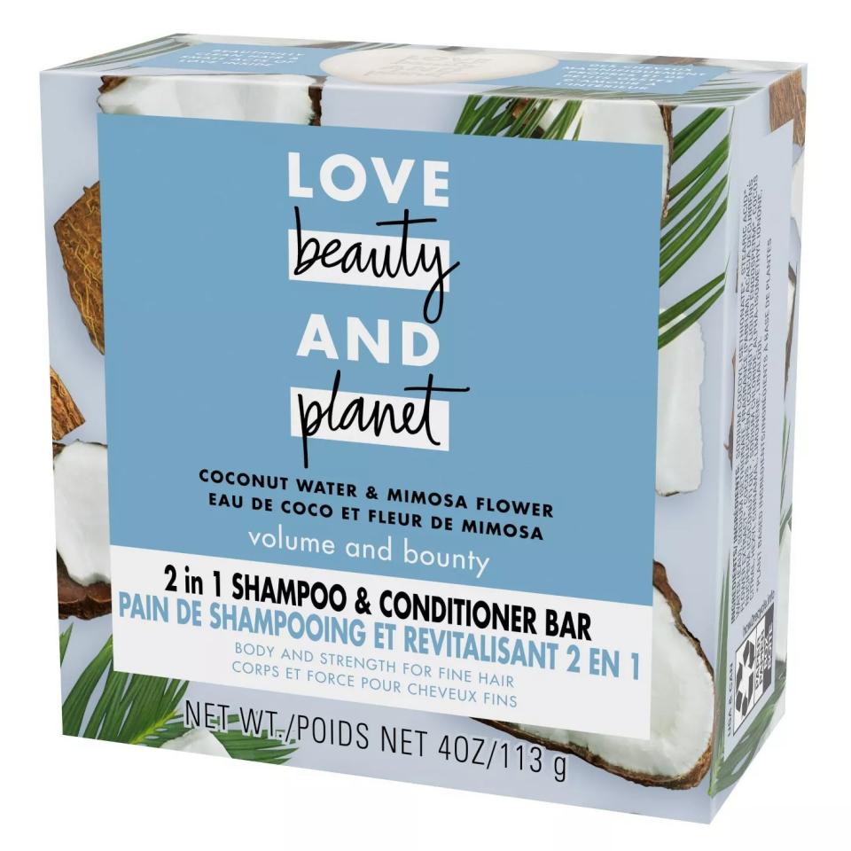 Love Beauty and Planet Coconut Water Shampoo + Conditioner Bar