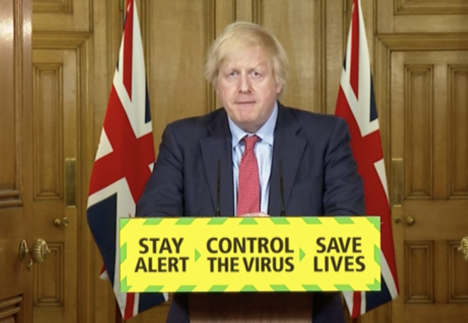 Boris Johnson announced a further easing of the lockdown on Wednesday. (BBC)