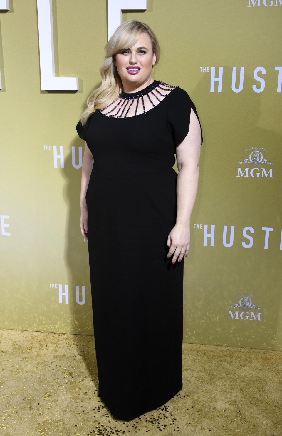 Rebel Wilson at the premiere of "The Hustle" in Hollywood on May 8.