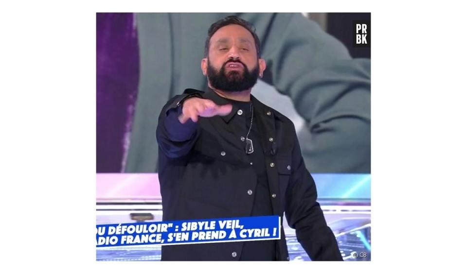 Cyril Hanouna balance le salaire de la patronne de Radio France dans TPMP le mardi 17 janvier 2023 sur C8 - C8