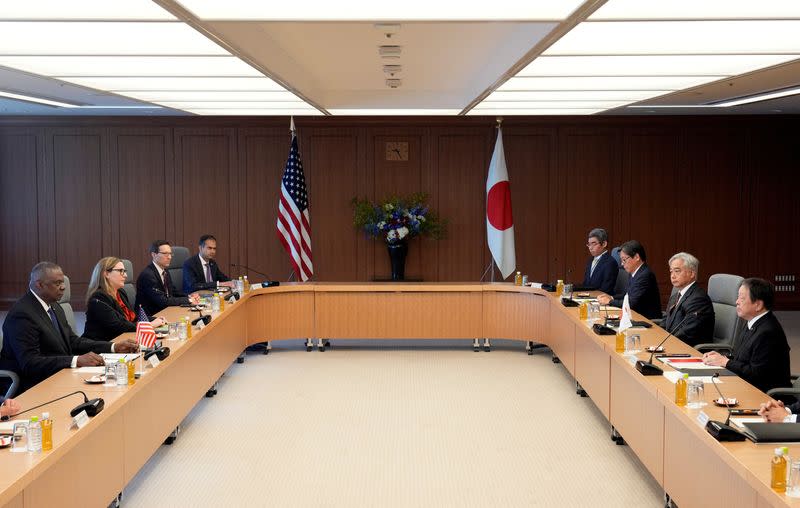 U.S. Defense Secretary Lloyd Austin visits Japan