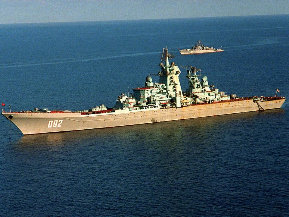 Soviet navy Kirov battlecruiser