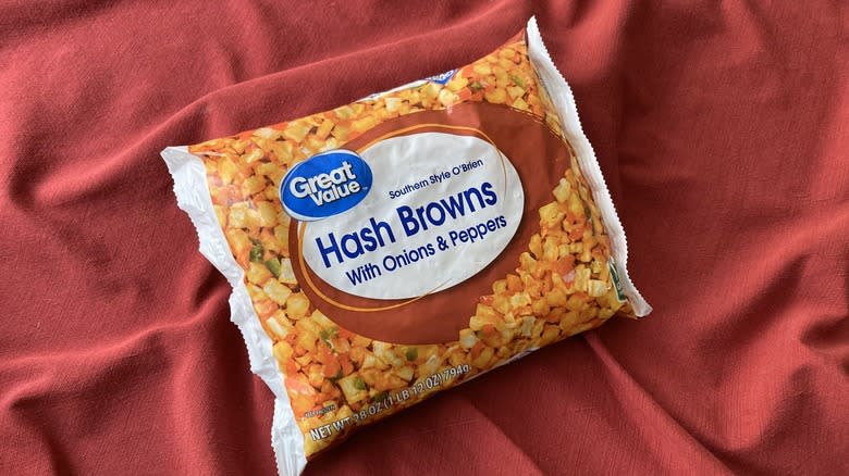 Great Value hash browns O'Brien style