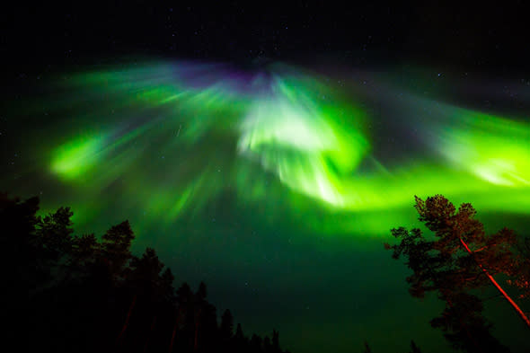 northern lights photos in lapland