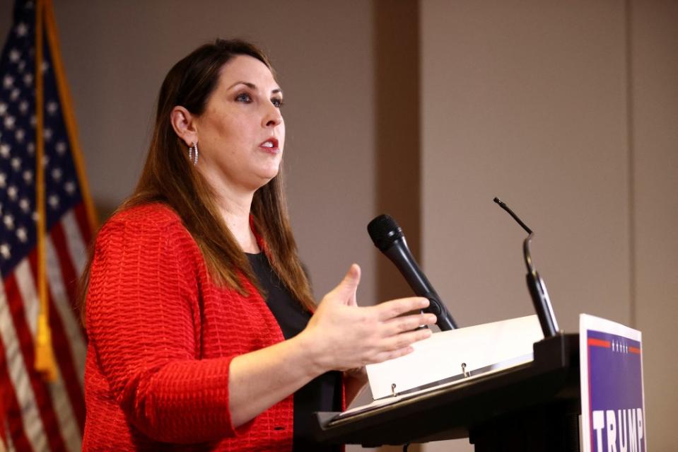 The Republican National Committee is reportedly considering a plan to limit NBC’s access to the convention this summer over its firing of ex-RNC chief Ronna McDaniel. REUTERS