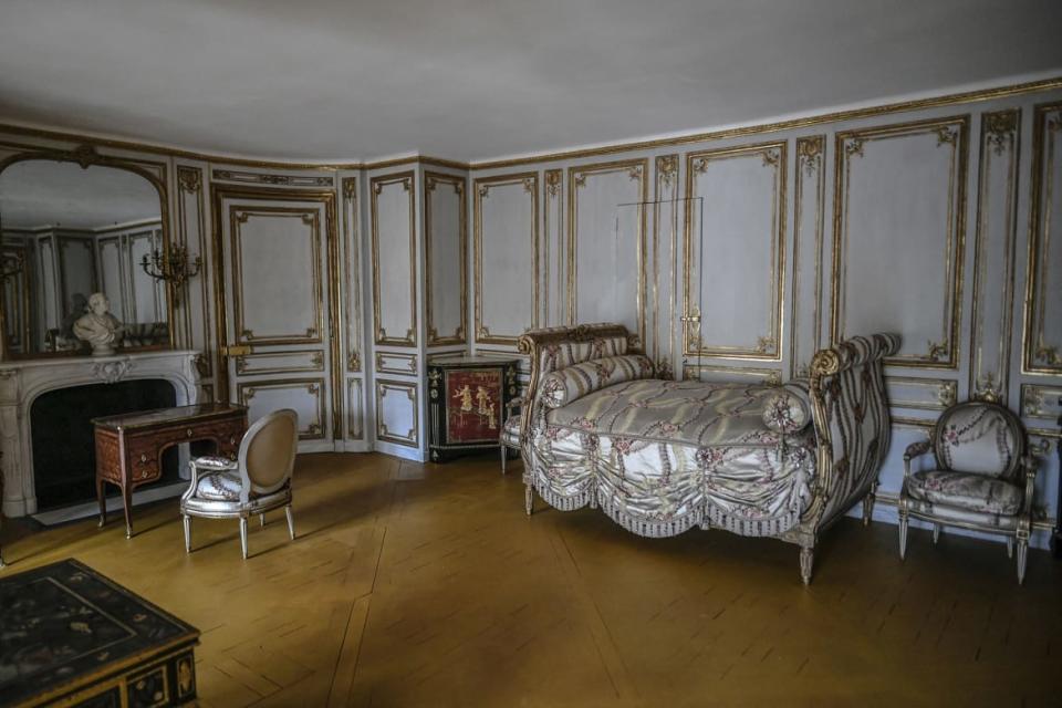 <div class="inline-image__caption"><p>A partial view of the renovated apartment of Madame du Barry in Versailles.</p></div> <div class="inline-image__credit">Stephane De Sakutin/AFP via Getty Images</div>