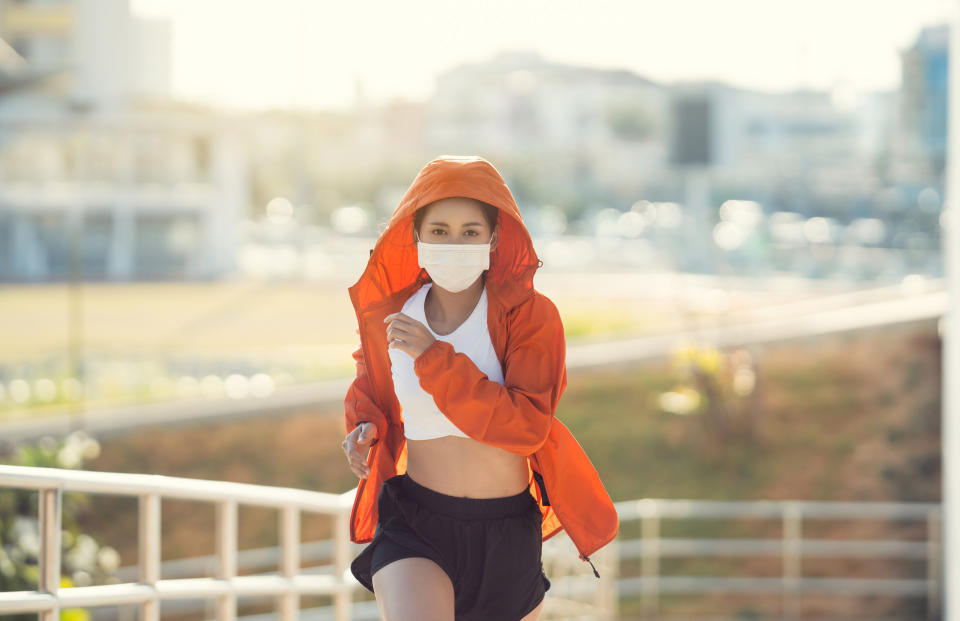 Athletic companies are likely to release running masks for exercise soon.  (Photo: torwai via Getty Images)