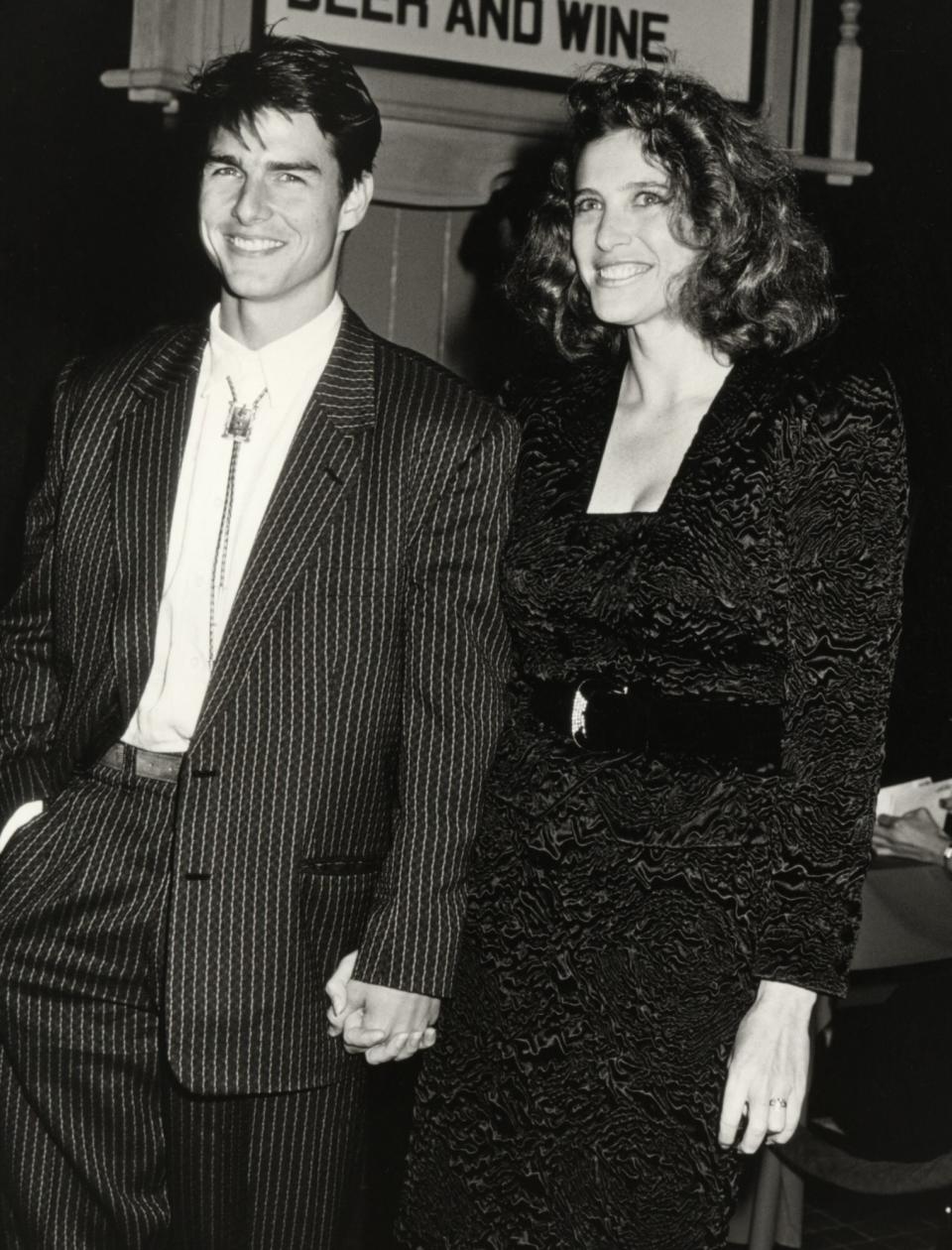 Tom Cruise and Mimi Rogers