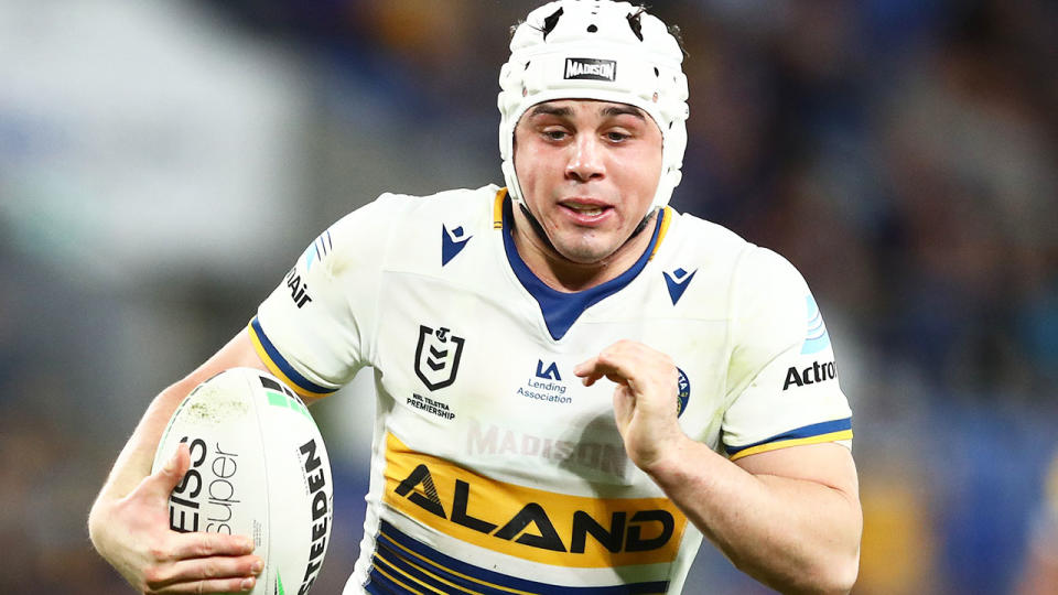 Reed Mahoney, pictured here in action for the Parramatta Eels.