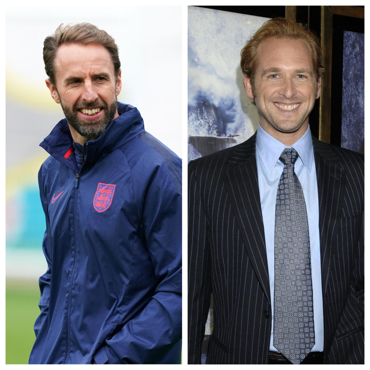 Gareth Southgate and Josh Lucas (PA)