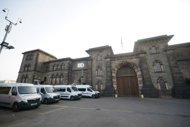 A general view of HMP Wandsworth in London, as former soldier Daniel Abed Khalife, 21, accused of terrorism has escaped jail from a prison kitchen by clinging on to a delivery van. Khalife went missing in his cook's uniform (PA Images via Getty Images)