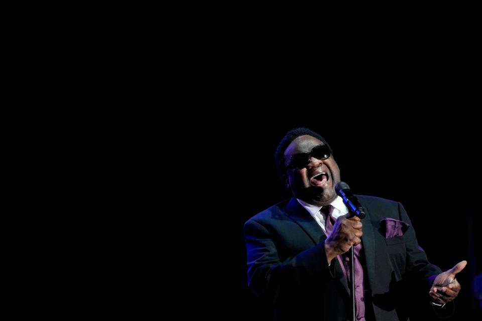 Al Green performs during the second night of the Cincinnati Music Festival at Paycor Stadium in downtown Cincinnati on Friday, July 21, 2023.