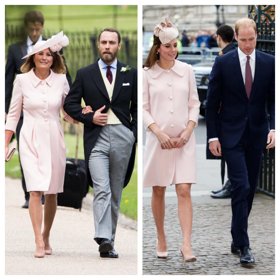 The pink coat-dress - Getty Images