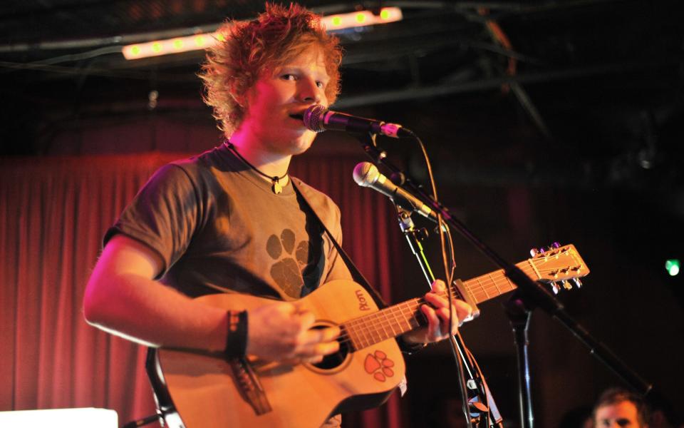 Ed Sheeran performing in London in 2011 - Robin Little/Redferns