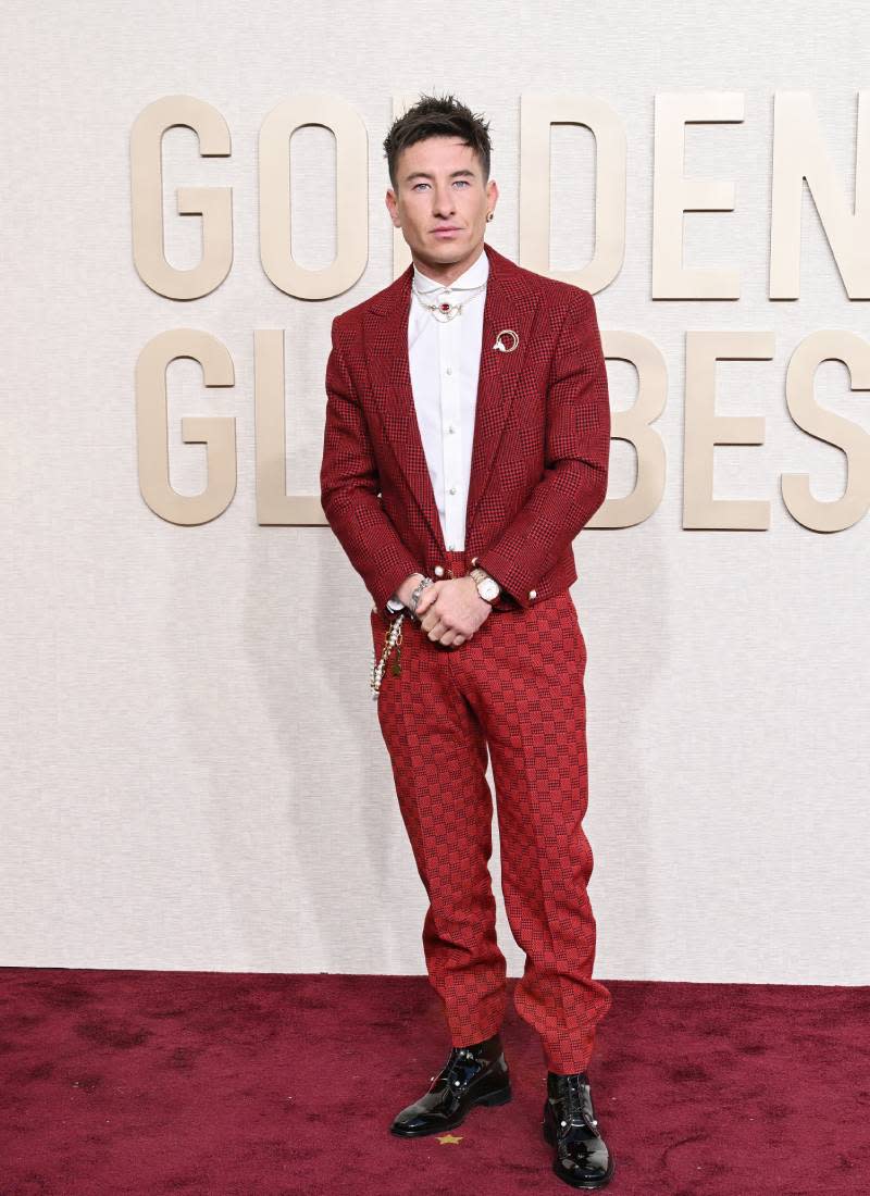 Barry Keoghan at the 2024 Golden Globes.