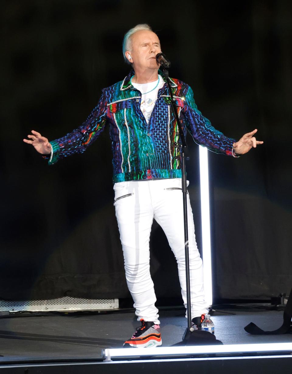 Howard Jones, shown performing in Nashville July 20, performed '80s classics including "What is Love?" and "Things Can Only Get Better" during his set on the Letting it Go tour.