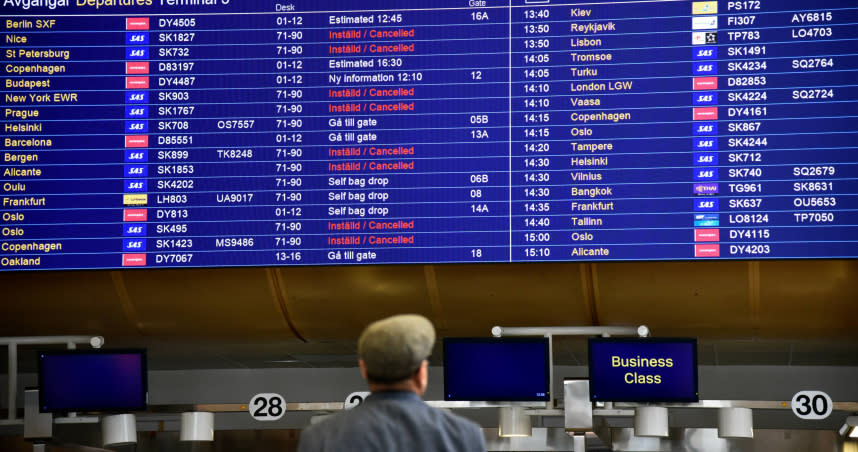 神祕航班敢搭嗎？北歐航空推盲盒旅程「目的地不公開」。（示意圖／達志／美聯社）