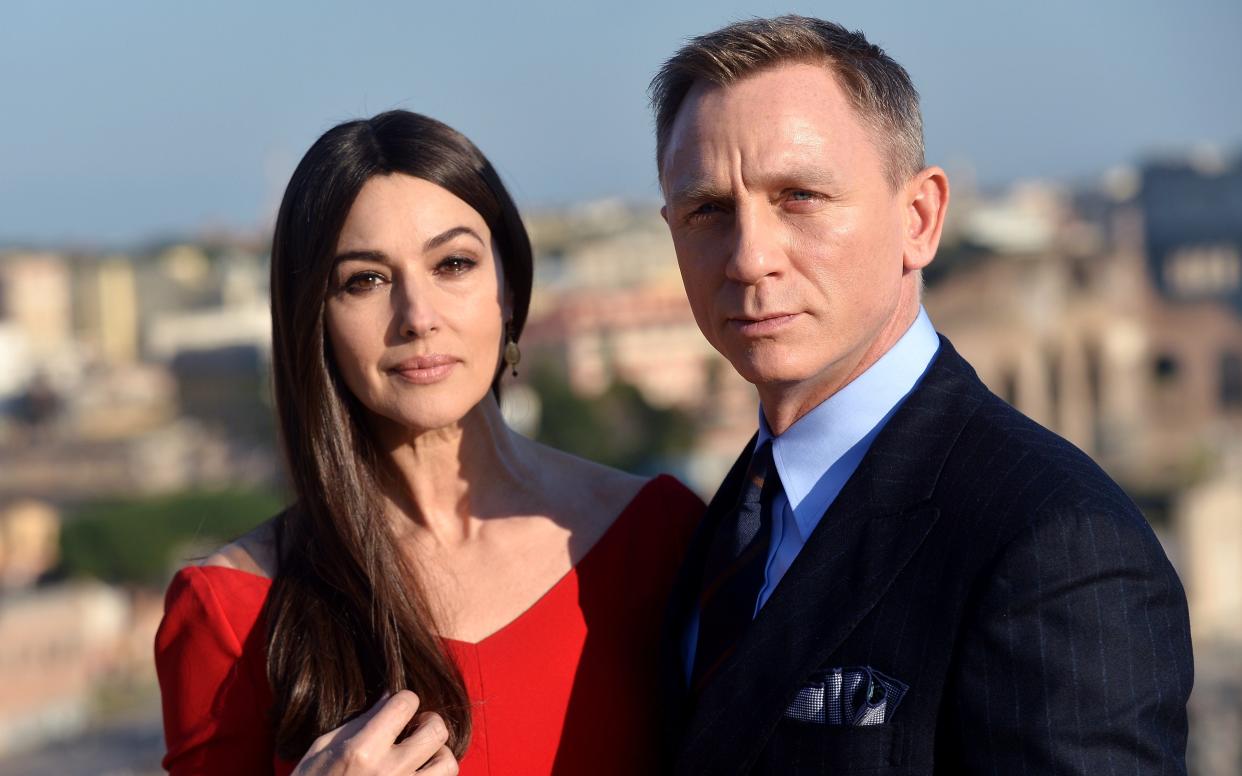 Bellucci with former 007, Daniel Craig - This content is subject to copyright.