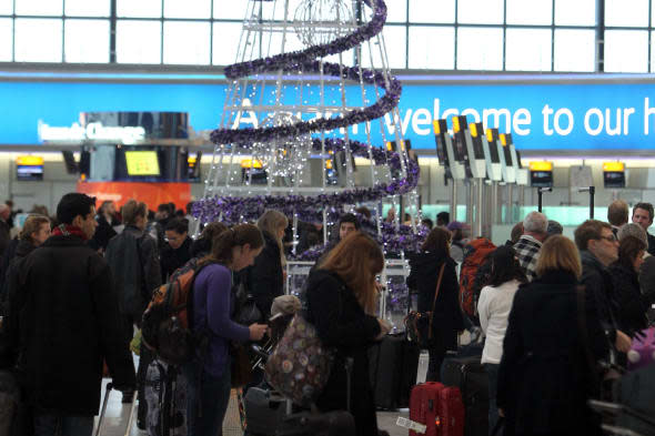 Four million Brits will head abroad this Christmas