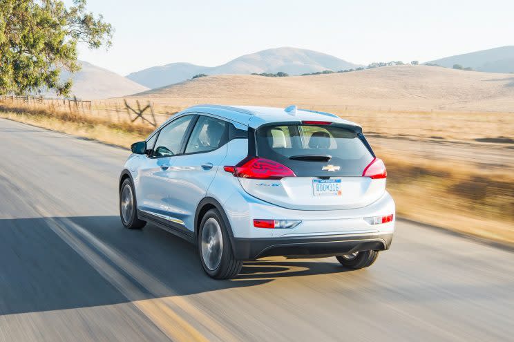 The all-electric Chevy Bolt. Source: Chevrolet