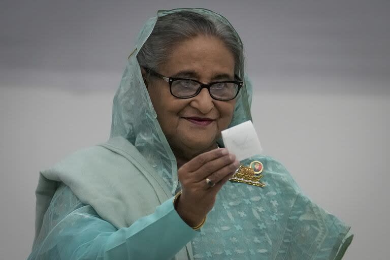 La primera ministra bangladesí, Sheikh Hasina, lleva 15 años en el poder (AP Photo/Altaf Qadri, File)