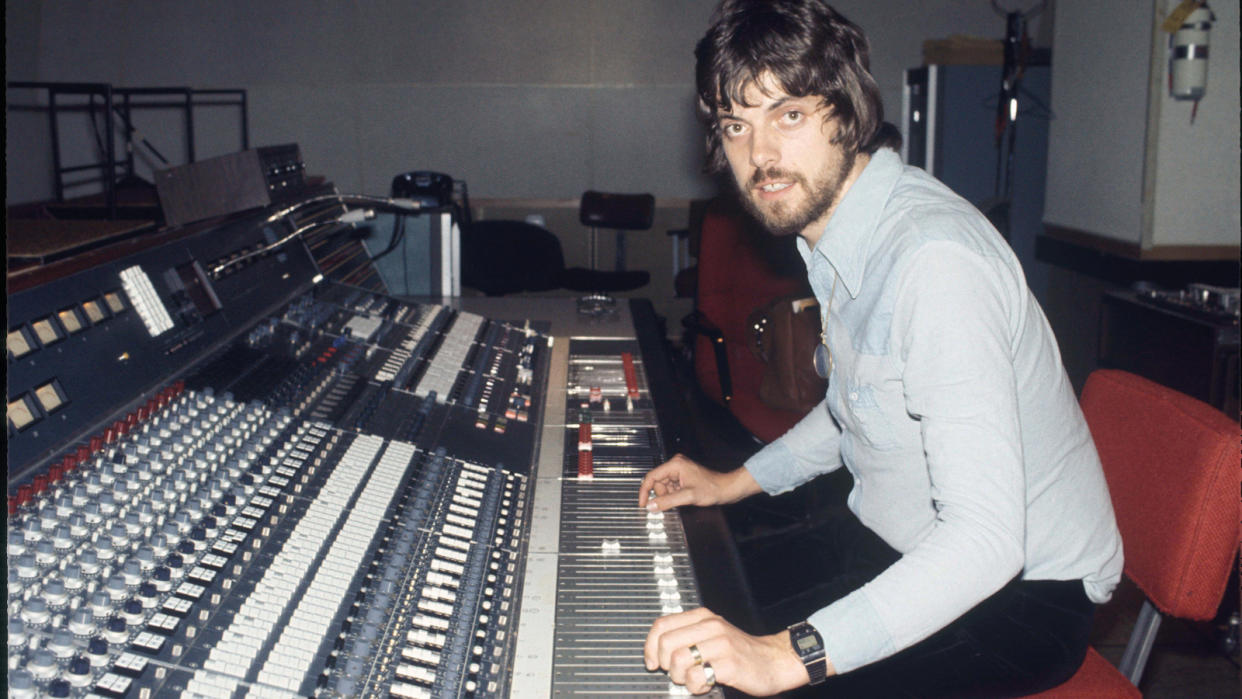  Alan  Parsons at a  mixing console  in 1979.  