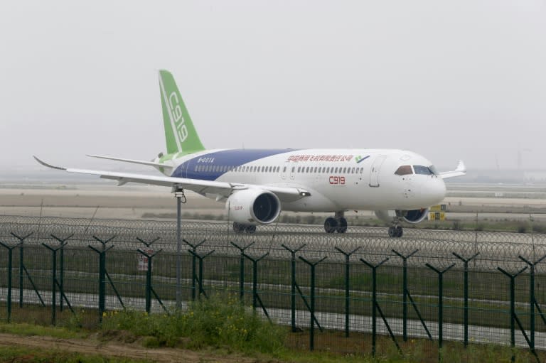 The C919's test flight comes after almost a decade of effort by Chinese authrorities to build a domestic aviation giant and reduce reliance on Boeing and Airbus