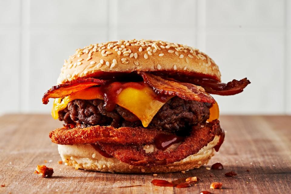 Copycat Carl's Jr. Bacon Western Cheeseburger