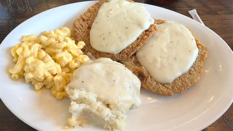 Chicken Fried Steak lunch platter