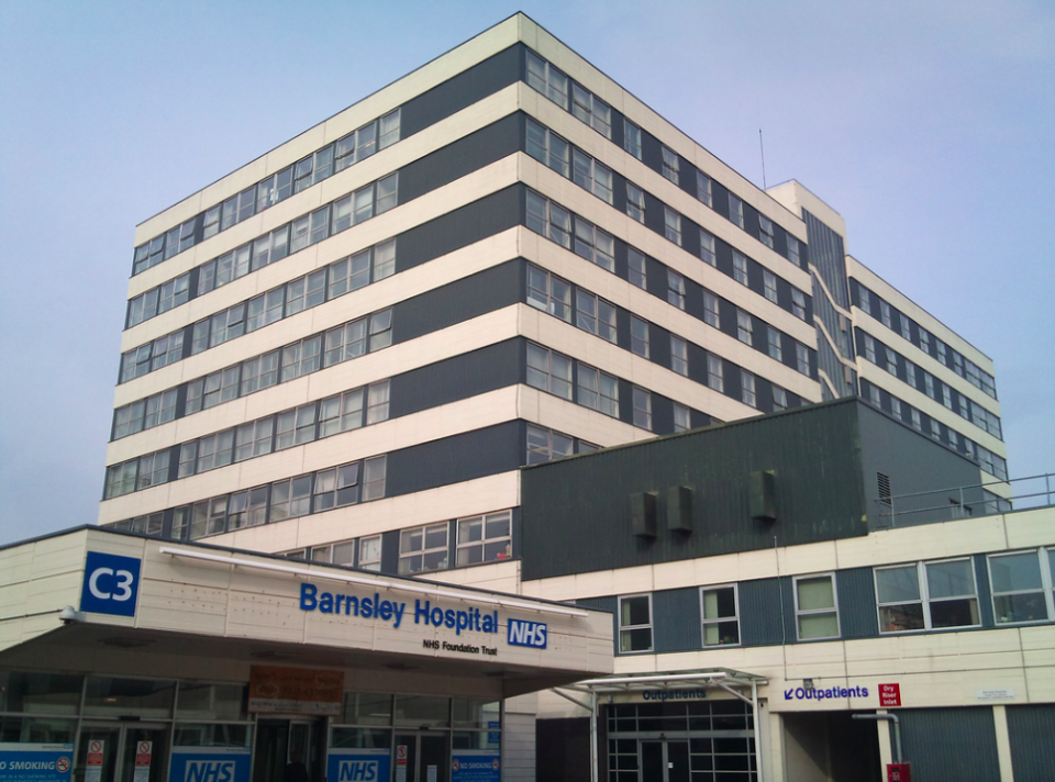 Police were initially called to Barnsley Hospital on 16 May after reports that a two-day-old baby had suffered catastrophic injuries. (Reach)