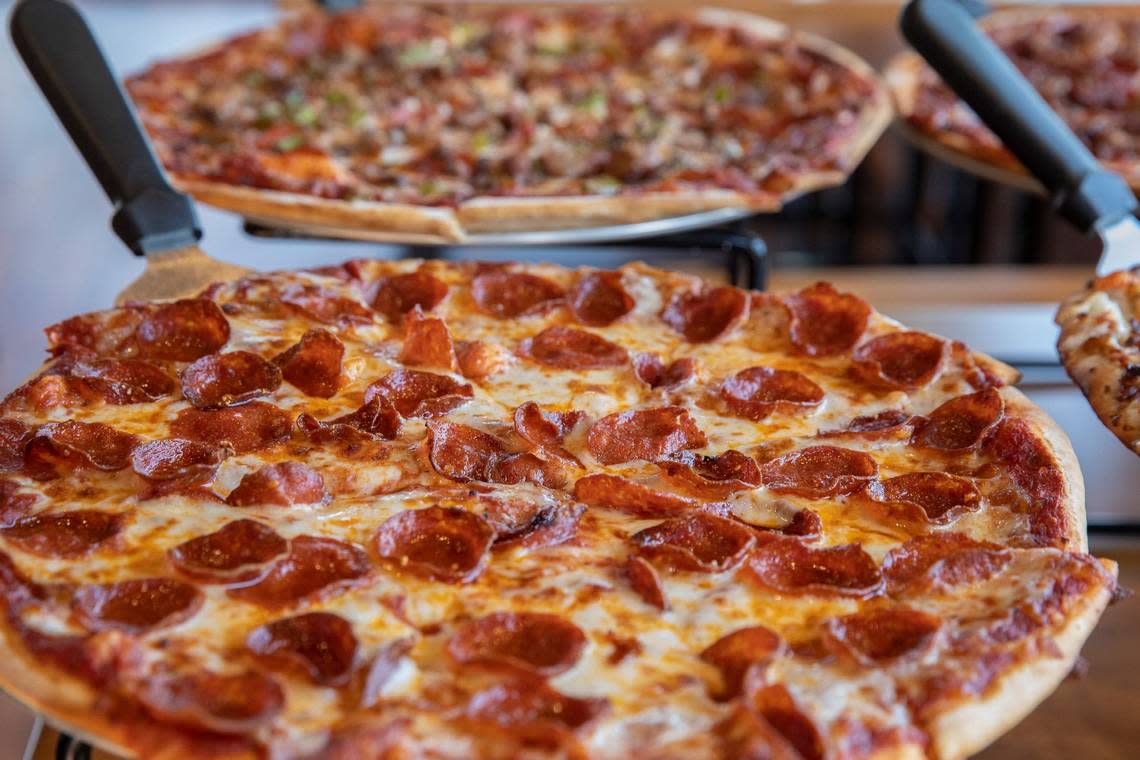 A double pepperoni pizza from LaRosa’s, which closed both Lexington locations in 2023. Ryan C. Hermens/2019 staff file photo