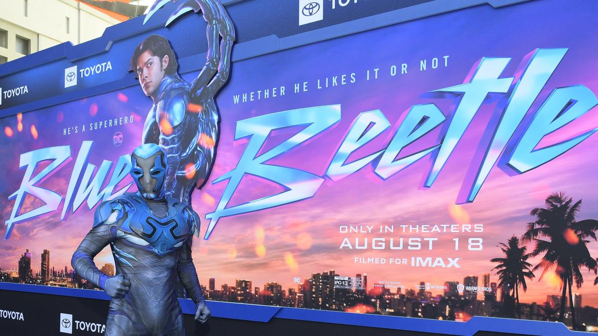 Blue Beetle: Warner Bros blame storms for DCU film's box office