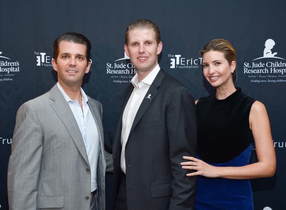 Donald Trump Jr., Eric Trump, and Ivanka Trump