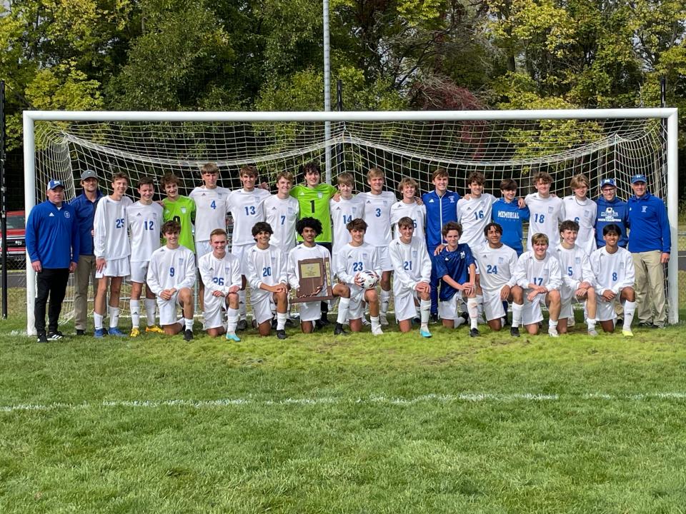 Memorial defeated Providence 4-0 to win the Class 2A boys soccer regional