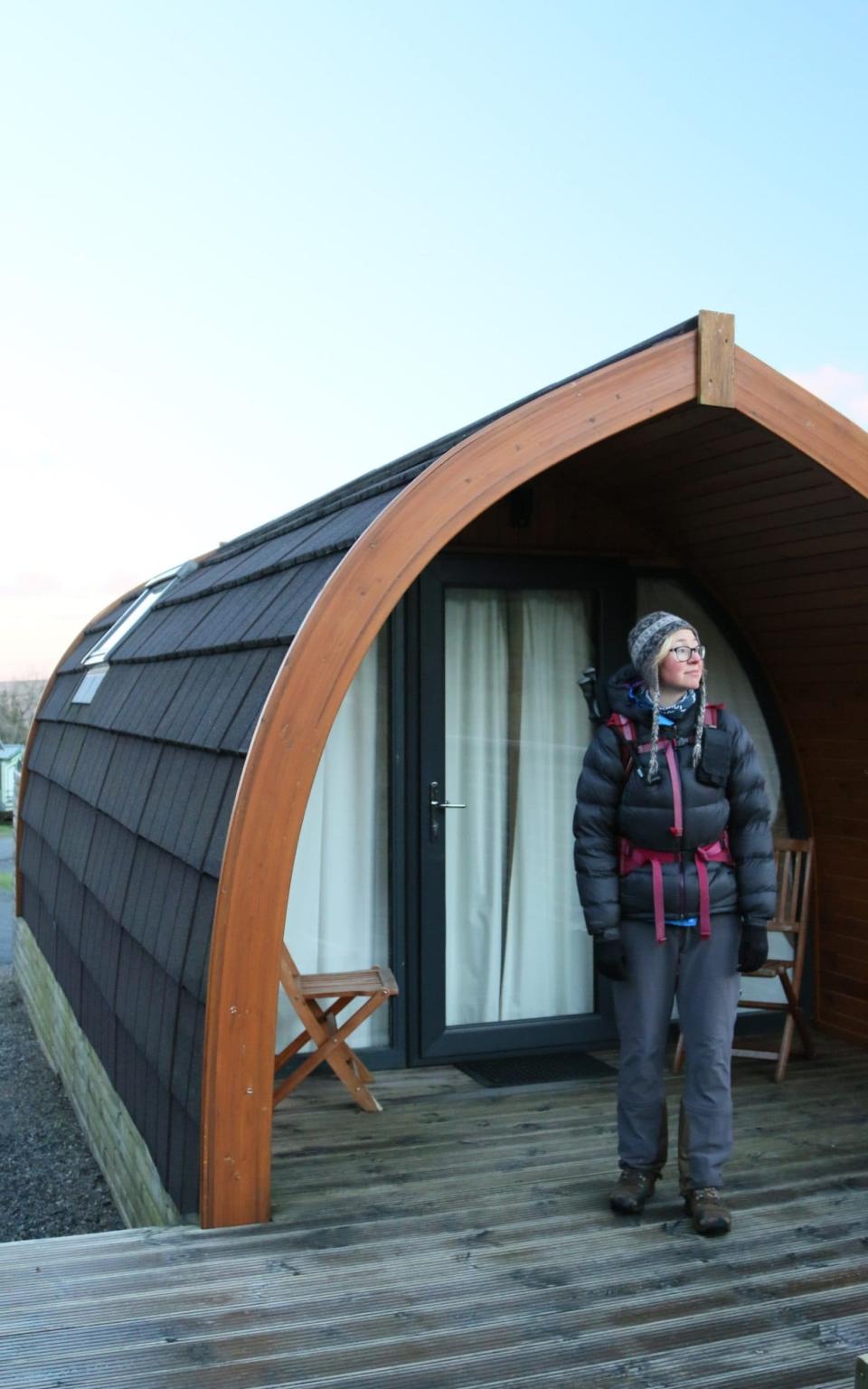 Sarah Baxter Travel writer in the LakesQuiet Site Glamping - Paul Bloomfield